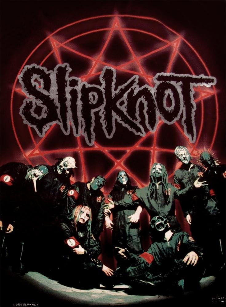 Slipknot Pentagram Fabric Poster Amazon.co.uk Kitchen & Home