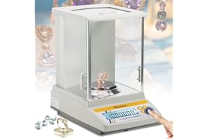 Hanchen Analytical Balance 120g/0.1mg Precise Digital Balance Lab Scale for Laboratory Pharmacy Jewelry Store Chemical Plant 110v