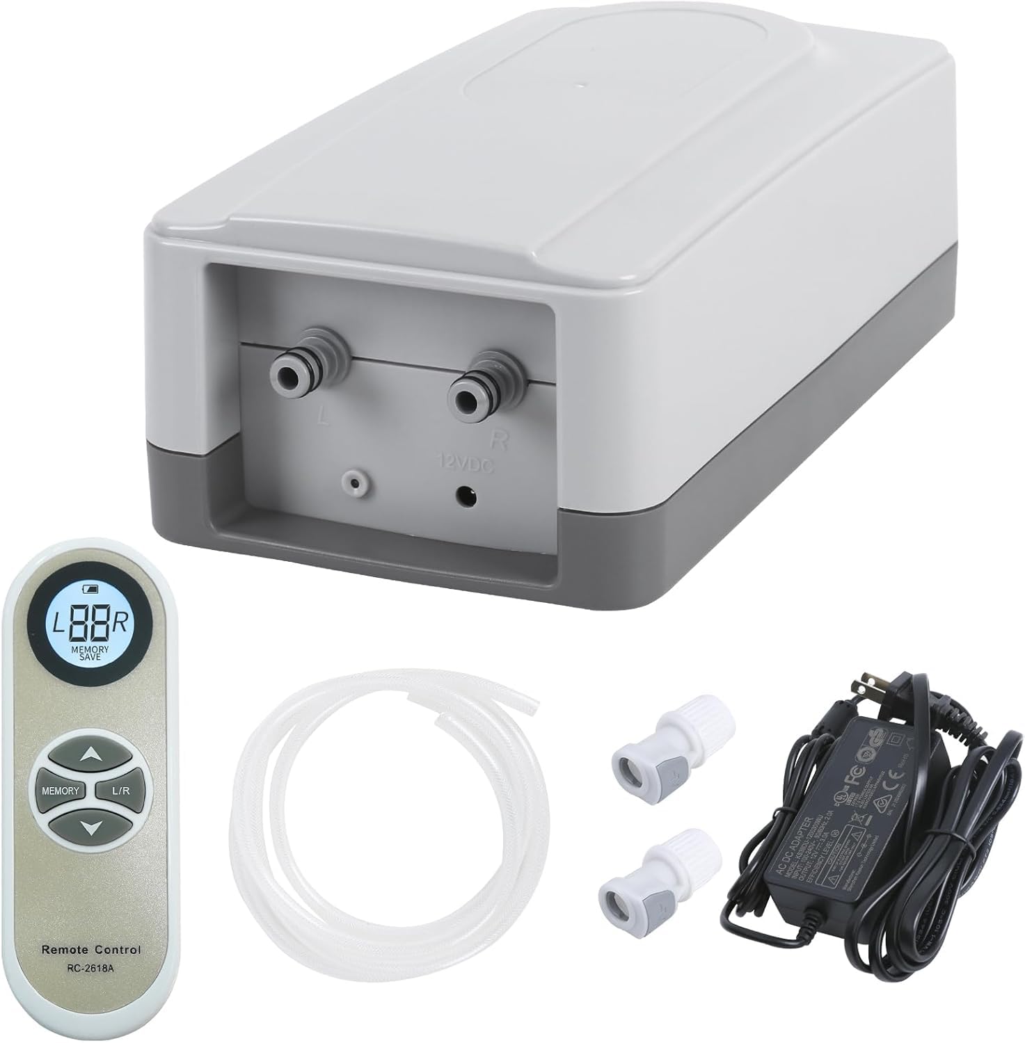 Photo 1 of Compatible with Select Comfort or Sleep Number Pump Replacement, 2-Channel Air Dual Pump - with Wireless Remote Control - Fit Any Size Mattress - 10 Years Support