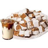 Freeze dried coffee coconut milk chunks (150g/5.29), coconut flavored coffee coconut milk crisps, Crispy freeze-dried snacks