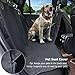 URPOWER Pet Seat Cover Car Seat Cover for Dogs -Hammock Convertible, Scratch Proof, Durable and Washable Pet Seat Covers with Pockets for Cars Trucks and SUVs