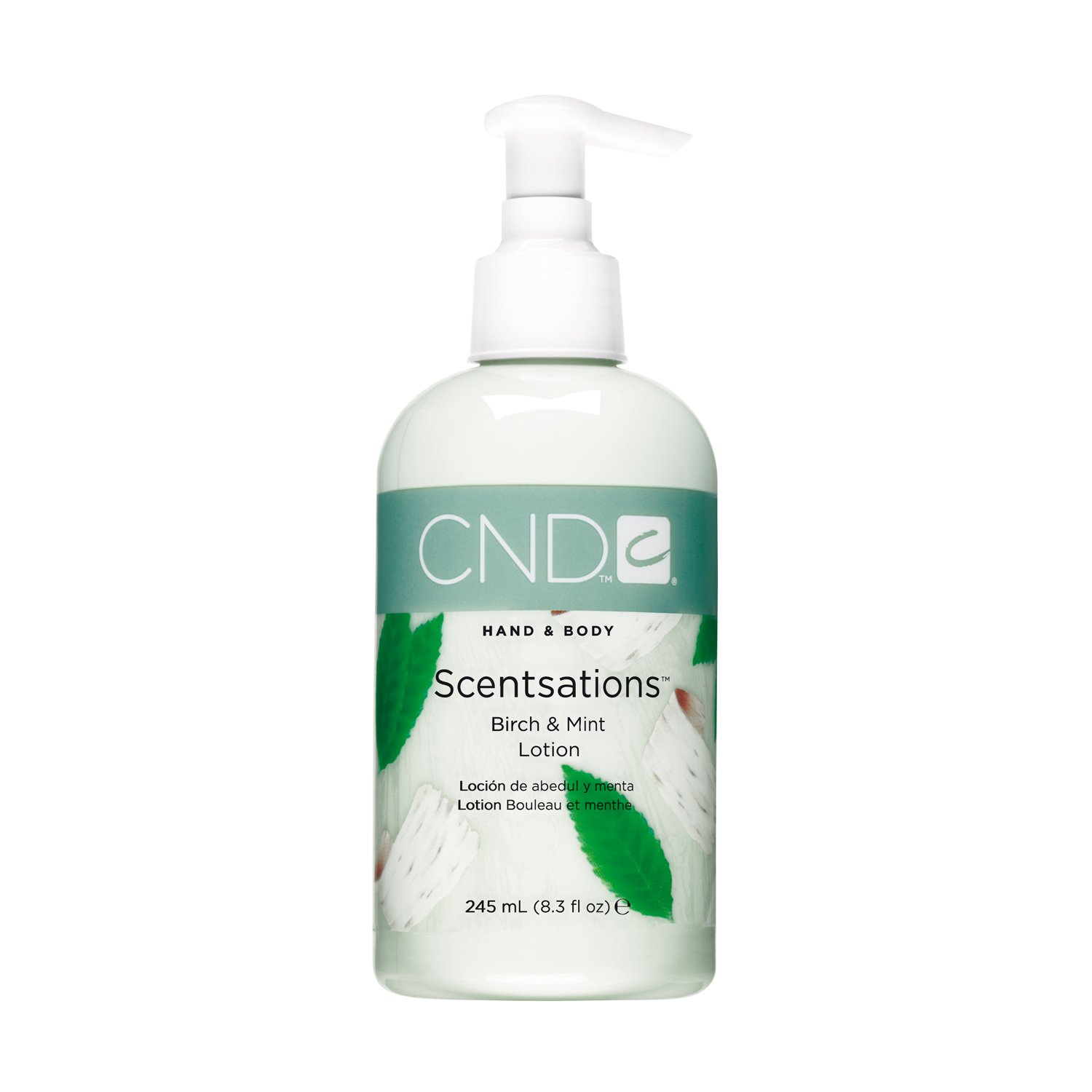 CND Hand & Body Lotion 245 ml Scent sations Birch and Mint Pack of 1