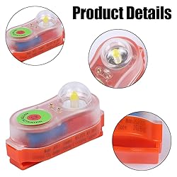2PCS Life Jacket Light, Automatic Locator LED Light