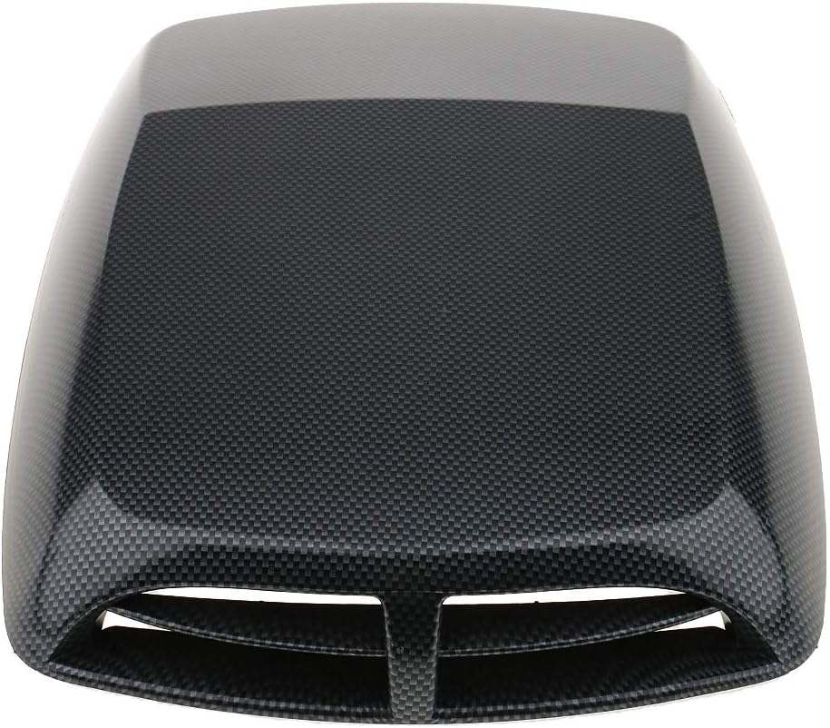 Air Flow Intake Hood Scoop Vent Bonnet Cover Sticker for Car Decorative Engine Carbon Fiber Self-Adhesive Universal Car Accessories MJZGYY