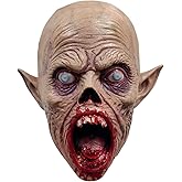 AYOOTY Scary Vampire Mask for Halloween, Realistic Latex Devil Face Mask with Detailed Fangs & Wrinkles