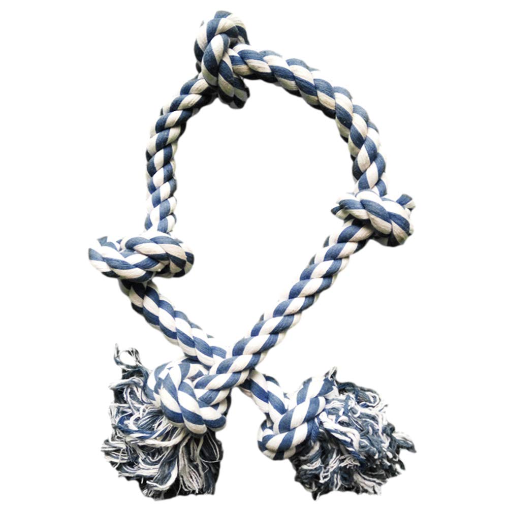 SENDILI Dog Rope Toy for Large Dogs - Natural Cotton Rope Tug Toy Durable for Dog Training, Chewers, Interactive, Tug of War