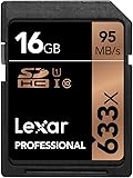 Lexar Professional 633x 16GB SDHC UHS-I/U1 Card with Image Rescue 5 Software - LSD16GCB1NL633
