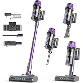 Cordless Vacuum Cleaner for Pet Hair, Powerful Suction, Up to 70Min Runtime | 600W Bushless Motor, Self-Standing, LED Smart Display, Anti-tangle Stick Vacuum Cleaner for Pet Hair, Carpet, Hard Floors