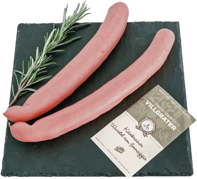 Würstel Käsekrainer 2 Pieces vac. Villgrater Approx. 220 gr.