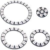 DIYmall 7Bits 12Bits 16Bits 24Bits RGB LED Ring WS2812B SK6812 5050 Lamp Light with Integrated Drivers Individually Addressable for Arduino Raspberry Pi