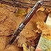 Grand Way Folding Knife - Folding Pocket Knife - EDC Outdoor Large Fold Knives Classic Clip-Point Stainless Steel Blade Wooden Handle - Best Strong Pocket Knife Urban Hiking S 109