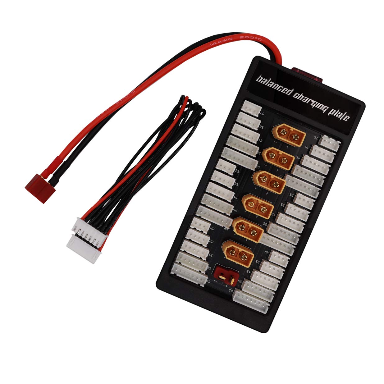 Photo 1 of Treehobby Parallel Balanced Charging Plate XT60 2S-6S Lipo Battery Parallel Charge Board with T Plugs Connector Compatible with IMAX B6/B8 UN A6 Charger (XT60)