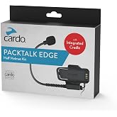 PACKTALK Edge Half Helmet KIT - Comes with A Built-in Air-Mount Cradle, A Shorter Speaker Cable for Less Hassle, and A Pre-Installed Boom Mic. Speakers are Not Included.