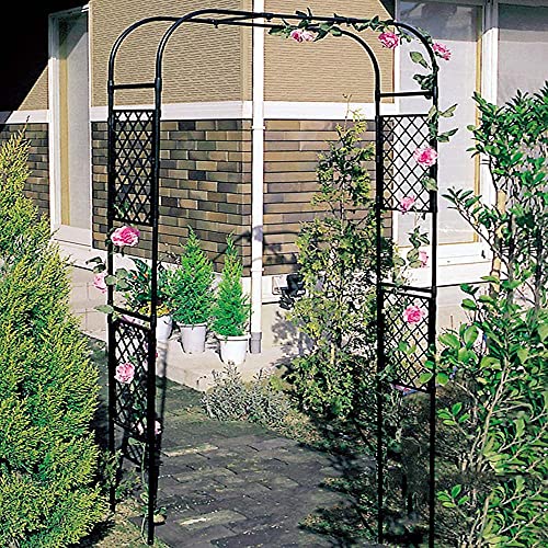 LYBC Gartenbogen Rankgitter Torbogen Rankhilfe Spalier,250cm Hx165cm B,Rosenbogen Für Verschiedene Kletterpflanzen… – Bild 8