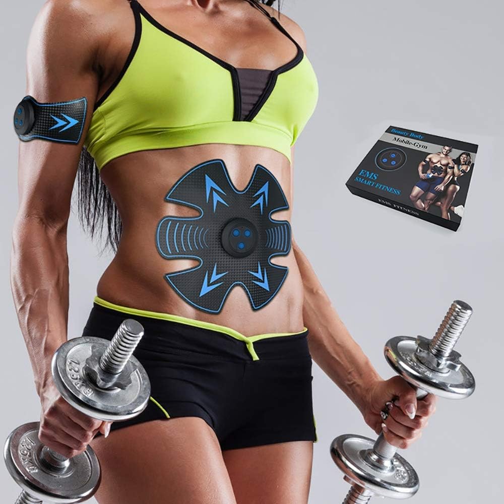 Abdominales Masajeador, Estimulador de músculos Abdominales-Smart ...