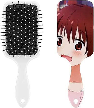 Amazon 創造性 エアクッションコーム 男性と女性 静電気防止 髪質改善 抜け毛を防ぐ エアクッションコームカーリー ナチュラル マッサージコーム 美髪ケア 頭皮血行促進 ネットレッドコーム 1えびな なな Unbeanded 櫛 コーム 通販