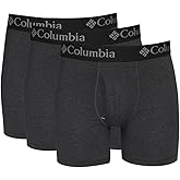 Columbia Men's Boxer Brief 3-Pack, Black Large