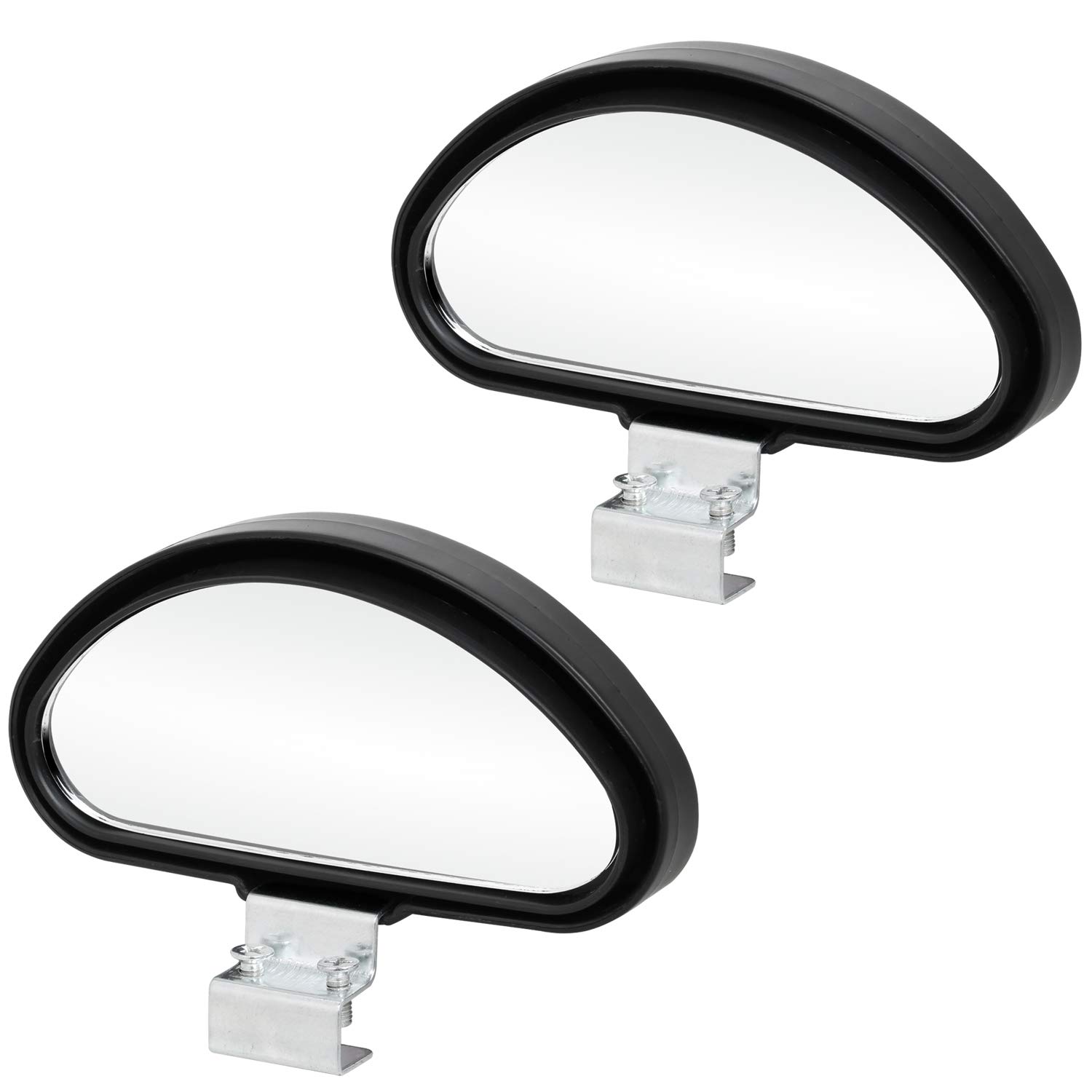 TRIXES 2 X Adjustable Car Van Blind Spot Blindspot Wide Angle Towing Mirror - Car Accessories - Small Mirrors - Mounting Mirrors for Side and Rearview Mirrors