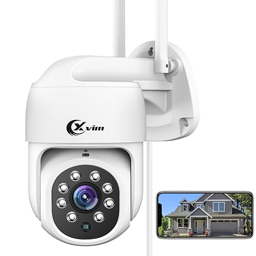 XVIM 3MP Pan/Tilt Wireless Security Camera, Outdoor/Home Security