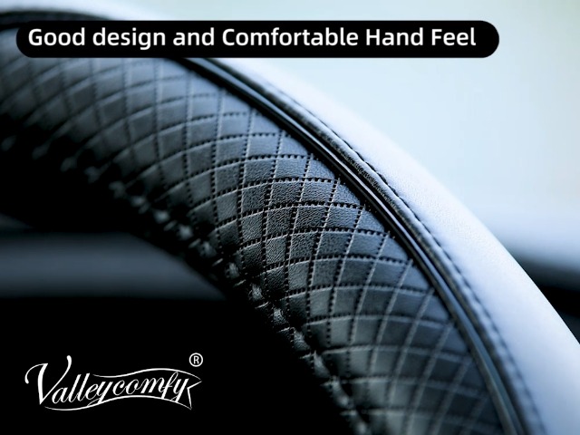 GCKG Green Background Frog Shadow Steering Wheel Cover Anti-slip Wheel