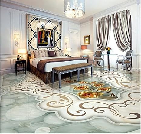 Vlies Tapete Wandbilder Custom Modern Gold Rose Stone