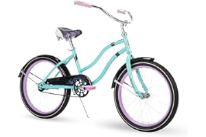 Huffy Cruiser Bike, Fairmont or Woodhaven Model, 20/24/26 Inch Sizes, Perfect for Casual Rides, Ergonomic Upright Design, Fenders Prevent Spray, Rear Rack and Basket Available, Simple Coaster Brakes