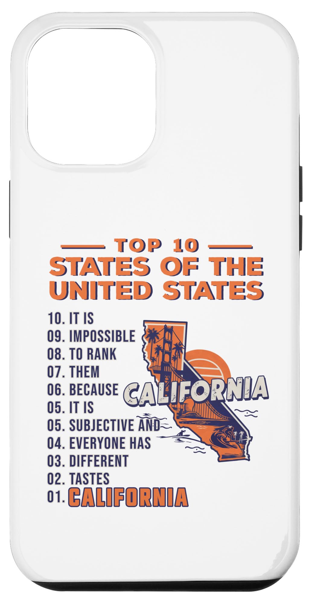 iPhone 12 Pro Max California top state of the USA California lover Case