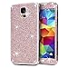 Fosmon SHINING-DIAMOND Front + Back Protective Skin with Clear Screen Protector Shield for Samsung Galaxy S5 (Pink)