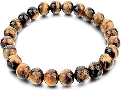 Bracelet En Pierre Precieuse œil De Tigre Talisman Yoga Esoterisme Spiritualite Astrologie Meditation Energie Amazon Fr Bijoux