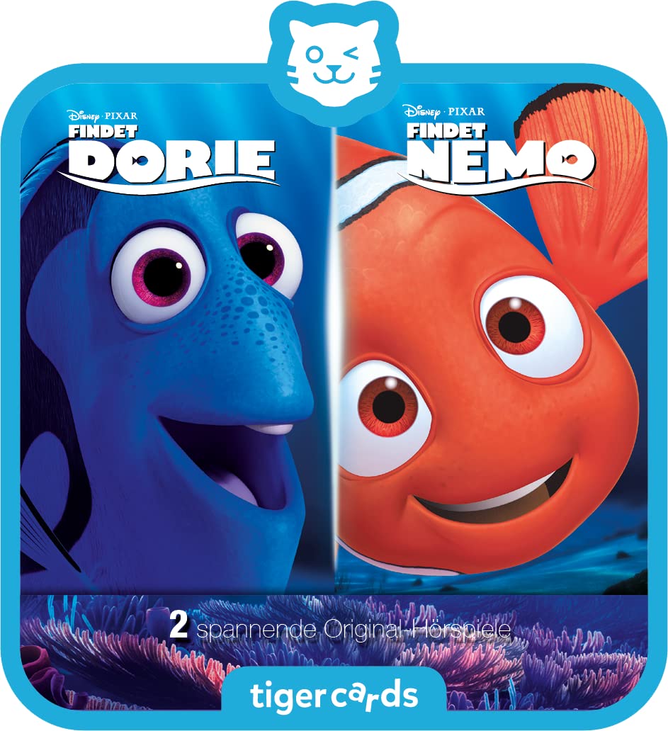tigermedia tigercard Disney Findet Nemo Findet Dorie Hörspiel Geschenk Enkel Nichte Neffe Patenkind ab 4 tigerbox CD Kassetten Box Hörbuch Musik 2