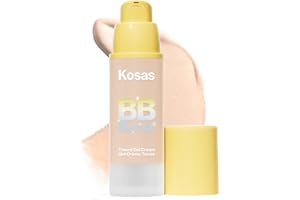 Kosas BB Burst Tinted Face Gel Cream - Supports Healthy CollagenSmoothes Skin, Hydrates & Moisturizes - Lightweight Buildable Coverage - Light Cool 13, (1 Oz/30 ML)