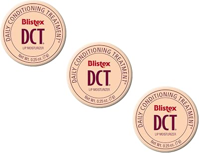 Blistex DCT Lip Balm SPF 20 Jars - Moisturizing Protection (3 Pack)