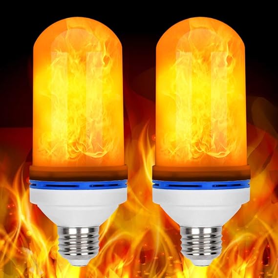 Led Flamme Glühbirne, E27 Base Feuer Lampe Effekt Flackerlicht Birne Zuhause Festival Dekoratives Licht für Haus, Restaurants