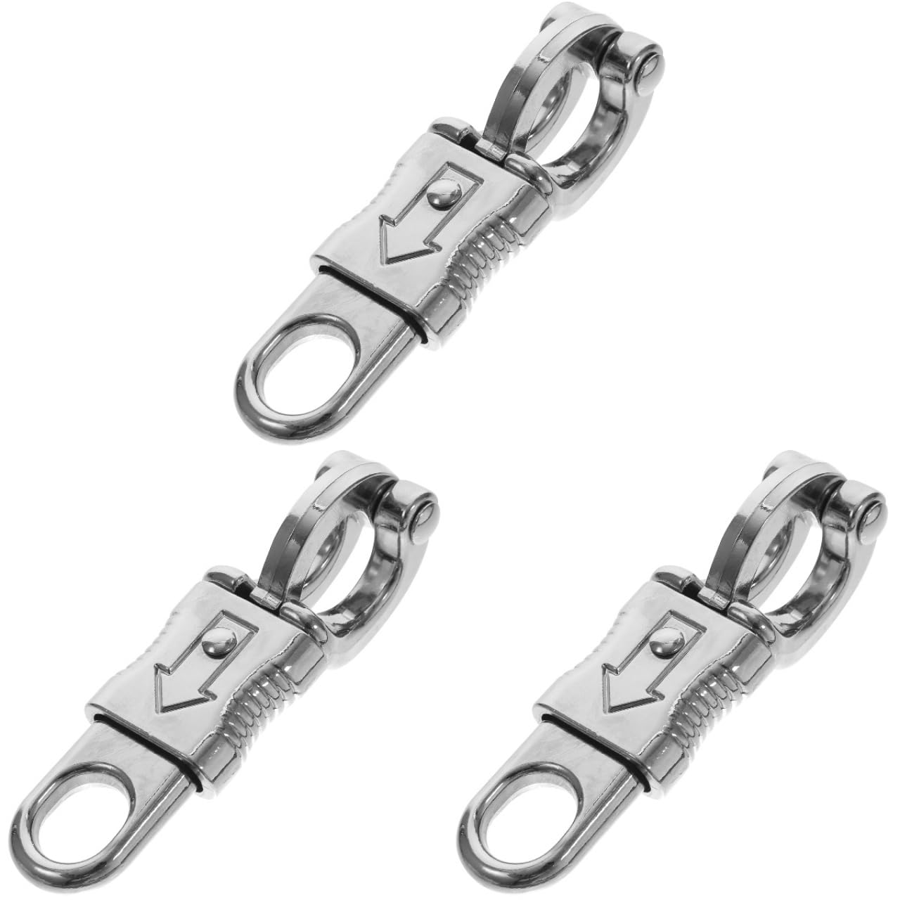 ULTECHNOVO Quick Release Horse Snap Hook with Fixed-Eye Panic Snap for Outdoor Riding and Training Paracord Buckle Durable Zinc Alloy Clip