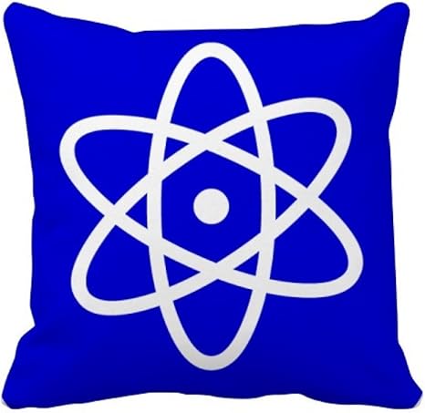 Amazon Co Jp パッケージは 青い正方形の警告マーク スクエアな枕を挿入してクッションカバーの家のソファの装飾贈り物 50cm X 50cm ホーム キッチン