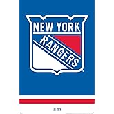 Trends International NHL New York Rangers - Logo 21 Wall Poster, 22.375" x 34", Premium Unframed Version