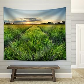 Original Oil Painting, Stormy Beach Seascape. - Fabric Wall Tapestry Home Decor - 51x60 inches