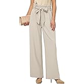 Willit Women's Wide Leg Pants Belted High Waisted Work Dress Pants Casual Palazzo Long Trousers 28"/30"/32"