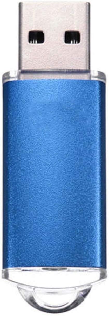 Sleek Blue USB 2.0 Thumb Pen Flash Drive Memory Stick Storage 128GB,256GB,64GB (64GB)