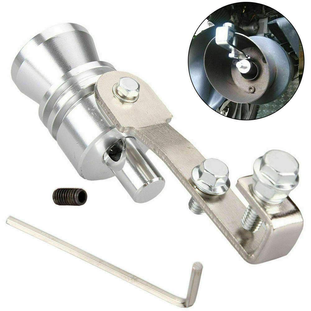 Riloer Muffler Car Turbo Exhaust Whistle - Universal Car Motorcycle Muffler Exhaust Pipe Whistler, for Car Auto Vehicle Loud Blow-off Valve Sound Roar Maker