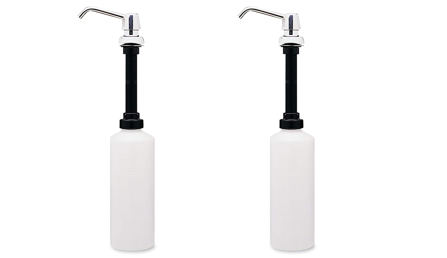 Bobrick B-822 Lavatory-Mounted Soap Dispenser, Stainless Steel (Pack of 2)