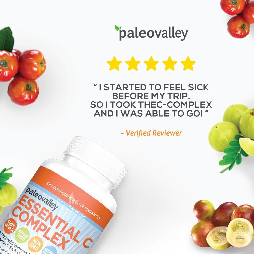 Paleovalley Essential C Complex (450 mg, 30Day Supply) Vitamin C