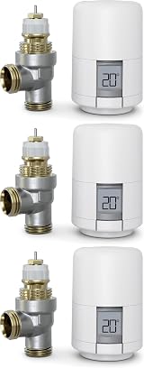 Hive Radiator Control Head and Body Pack of 3 Smart Valve view 1