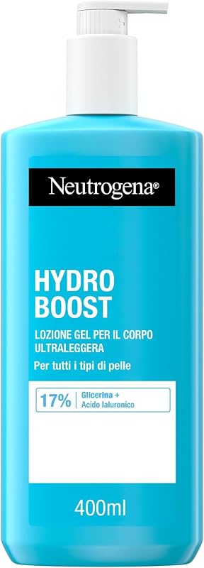 Hydro Boost Lozione Gel per il Corpo Ultraleggera, 400 ml