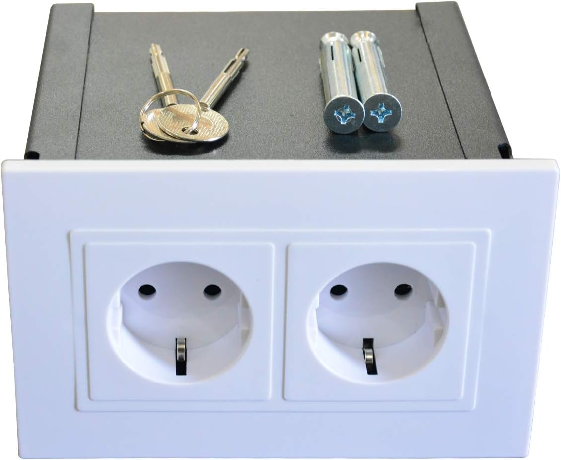 Gravitis Secreto Caja Fuerte de Pared - Almacenamiento Seguro para Sus Objetos de Valor en Esta Caja de Seguridad con Enchufe Oculto.