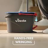 Vileda RinseClean Dual-Chamber Spin Mop System with Telescopic Handle view 6