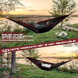 Camping Hammock, Portable Hammocks with Mosquito