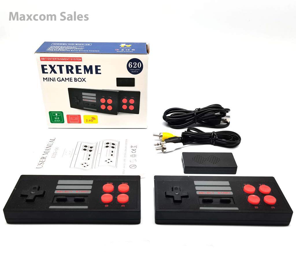 Buy Plastic Mini Game Box With Wireless Controller Black 1 U Stick 2 Wireless Controllers 1 Audio Video Cable Online At Low Prices In India Amazon In