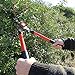 TABOR TOOLS B620A Hedge Shears with Wavy Blade for Trimming Borders, Boxwood, and Bushes, Manual Hedge Clippers with Comfort Grip Handles.