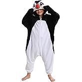 ATOZ Unisex Children Animal Puffin Onesie, Halloween Costume Pajamas Christmas Cosplay Sleepwear For Boys Girls